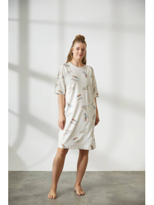 Купить Хлопковая туника большого размера HAYS 36146 в Украина в Lingerie.ua - Одяг для дому та відпочинку, Фото 5