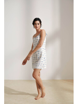 Купить Бавовняна туніка на тонких бретельках HAYS 36182 в Украина в Lingerie.ua - Одяг для дому та відпочинку, Фото 2