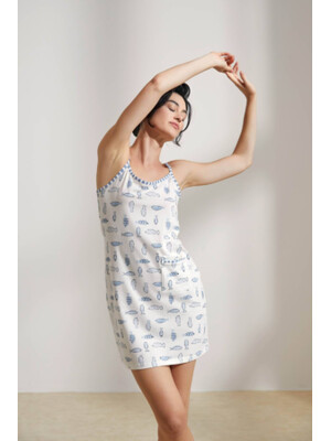 Купить Бавовняна туніка на тонких бретельках HAYS 36182 в Украина в Lingerie.ua - Одяг для дому та відпочинку, Фото 10