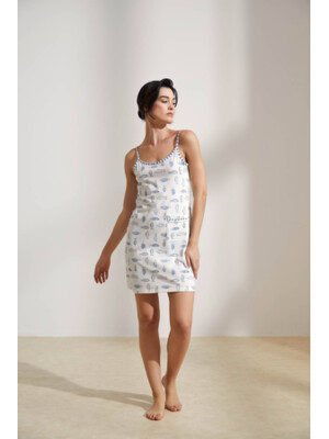 Купить Бавовняна туніка на тонких бретельках HAYS 36182 в Украина в Lingerie.ua - Одяг для дому та відпочинку, Фото 6