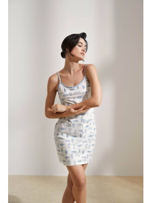 Купить Бавовняна туніка на тонких бретельках HAYS 36182 в Украина в Lingerie.ua - Одяг для дому та відпочинку, Фото 11