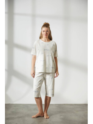 Хлопковый комплект из футболки и капри HAYS 36248