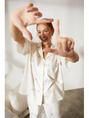 Купить Хлопковая женская пижама с шортами HAYS 36428 в Украина в Lingerie.ua - Одяг для дому та відпочинку, Фото 3