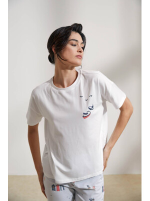 Купить Хлопковый комплект из футболки и брюк HAYS 36477 в Украина в Lingerie.ua - Одяг для дому та відпочинку, Фото 4