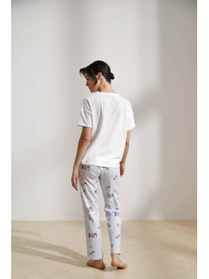 Купить Хлопковый комплект из футболки и брюк HAYS 36477 в Украина в Lingerie.ua - Одяг для дому та відпочинку, Фото 8