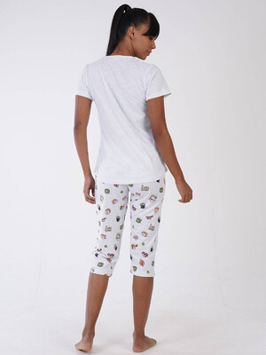 Купить Хлопковый комплект с капри VIENETTA 3100010158 в Украина в Lingerie.ua - Одяг для дому та відпочинку, Фото 2