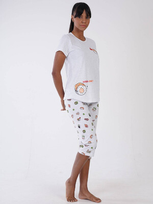 Купить Хлопковый комплект с капри VIENETTA 3100010158 в Украина в Lingerie.ua - Одяг для дому та відпочинку, Фото 8