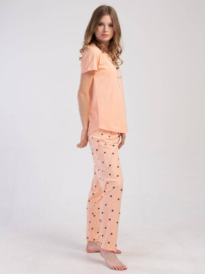 Купить Хлопковый комплект с брюками VIENETTA 3100691929 в Украина в Lingerie.ua - Одяг для дому та відпочинку, Фото 2