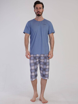 Купить Хлопковый комплект с капри VIENETTA MAN 3101000478 в Украина в Lingerie.ua - Одяг для дому та відпочинку, Фото 4