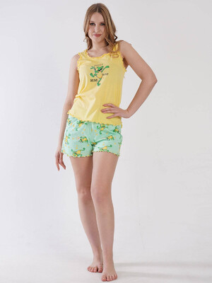 Купить Хлопковый комплект из майки и шорт VIENETTA 3101237542 в Украина в Lingerie.ua - Одяг для дому та відпочинку, Фото 5