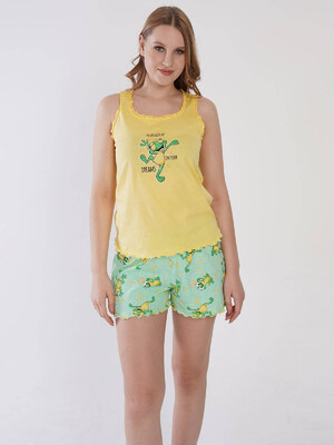 Купить Хлопковый комплект из майки и шорт VIENETTA 3101237542 в Украина в Lingerie.ua - Одяг для дому та відпочинку, Фото 8