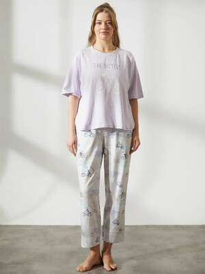 Купить Хлопковый комплект большого размера с брюками HAYS 36226 в Украина в Lingerie.ua - Одяг для дому та відпочинку, Фото 1