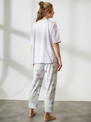 Купить Хлопковый комплект большого размера с брюками HAYS 36226 в Украина в Lingerie.ua - Одяг для дому та відпочинку, Фото 3