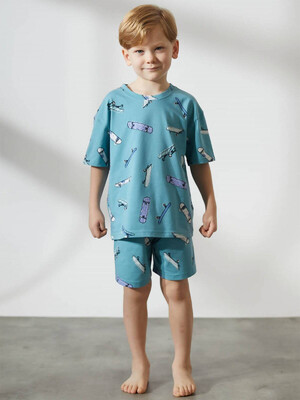 Купить Хлопковый комплект с коротким рукавом HAYS 36259 в Украина в Lingerie.ua - Одяг для дому та відпочинку, Фото 1