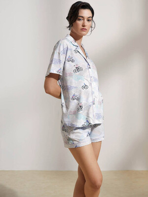 Купить Хлопковая пижама с шортами HAYS 36475 в Украина в Lingerie.ua - Одяг для дому та відпочинку, Фото 4