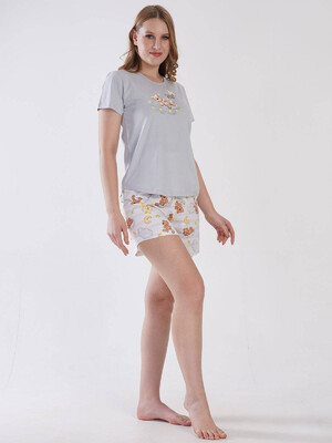 Купить Хлопковый комплект из футболки и шорт VIENETTA 3101168377 в Украина в Lingerie.ua - Одяг для дому та відпочинку, Фото 5