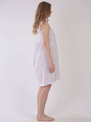 Купить Хлопковая ночная сорочка без рукавов VIENETTA 1613960651 в Украина в Lingerie.ua - Одяг для дому та відпочинку, Фото 4