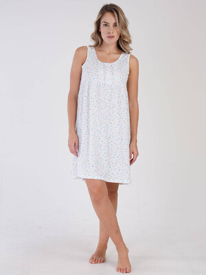 Купить Хлопковая ночная сорочка без рукавов VIENETTA 1613960651 в Украина в Lingerie.ua - Одяг для дому та відпочинку, Фото 5