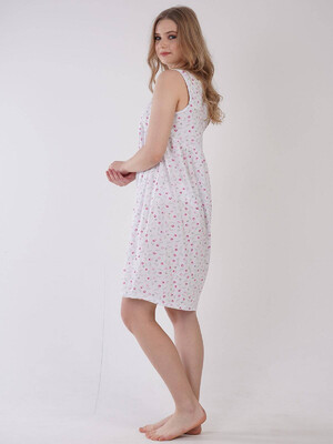 Купить Хлопковая ночная сорочка без рукавов VIENETTA 1613960651 в Украина в Lingerie.ua - Одяг для дому та відпочинку, Фото 7