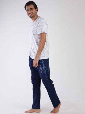 Купить Хлопковый комплект с брюками VIENETTA MAN 3100613518 в Украина в Lingerie.ua - Одяг для дому та відпочинку, Фото 2