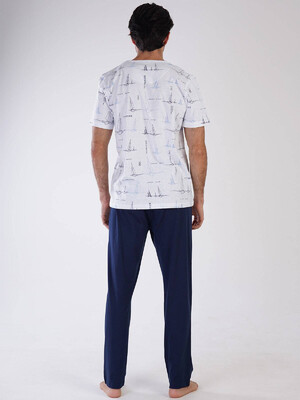 Купить Хлопковый комплект с брюками VIENETTA MAN 3100613518 в Украина в Lingerie.ua - Одяг для дому та відпочинку, Фото 4