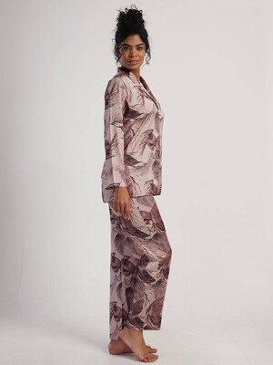 Купить Шелковая пижама с длинным рукавом VIENETTA 1616975364 в Украина в Lingerie.ua - Одяг для дому та відпочинку, Фото 5