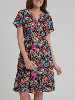 Купить Платье на пуговицах с коротким рукавом JEN 02228 в Украина в Lingerie.ua - Одяг для дому та відпочинку, Фото 5