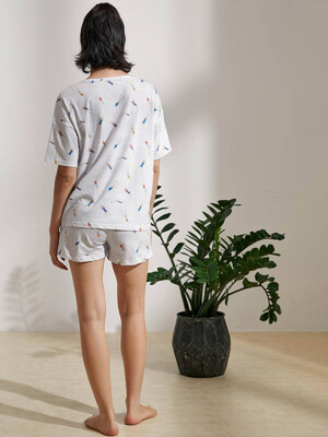 Купить Хлопковый комплект из футболки и шорт HAYS 36231 в Украина в Lingerie.ua - Одяг для дому та відпочинку, Фото 5