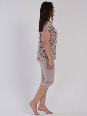 Купить Комплект из вискозы с капри VIENETTA 3113526955 в Украина в Lingerie.ua - Одяг для дому та відпочинку, Фото 2