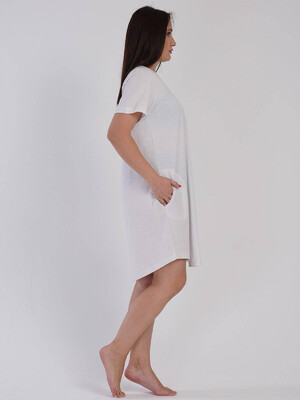 Купить Бавовняна туніка великого розміру з коротким рукавом VIENETTA 3120660000 в Украина в Lingerie.ua - Одяг для дому та відпочинку, Фото 4