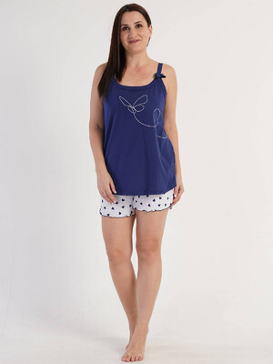 Купить Хлопковый комплект большого размера из майки и шорт VIENETTA 3120911478 в Украина в Lingerie.ua - Одяг для дому та відпочинку, Видео