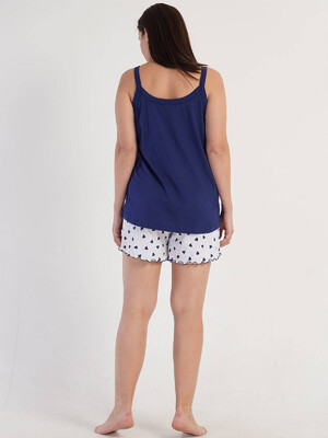 Купить Хлопковый комплект большого размера из майки и шорт VIENETTA 3120911478 в Украина в Lingerie.ua - Одяг для дому та відпочинку, Фото 3