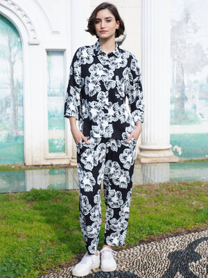 Купить Штапельний літній костюм із брюками VIENETTA PLUS 3114573529 в Украина в Lingerie.ua - Одяг для дому та відпочинку, Фото 10