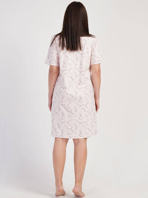 Купить Хлопковая ночная сорочка с коротким рукавом VIENETTA 3113220116 в Украина в Lingerie.ua - Одяг для дому та відпочинку, Фото 3