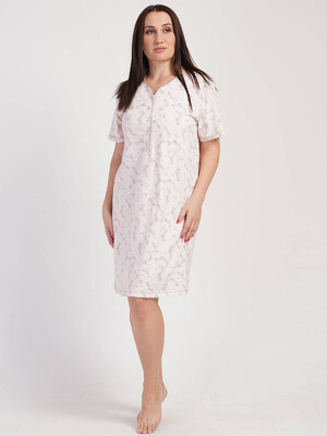 Купить Хлопковая ночная сорочка с коротким рукавом VIENETTA 3113220116 в Украина в Lingerie.ua - Одяг для дому та відпочинку, Фото 5