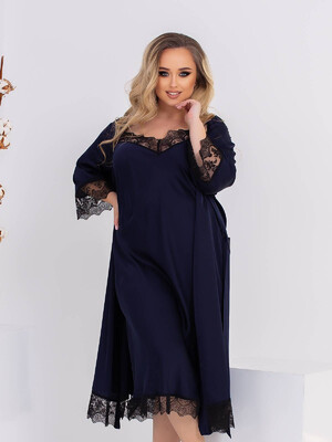 Купить Шелковый комплект из пеньюара и халата LINGERIE 170636 в Украина в Lingerie.ua - Одяг для дому та відпочинку, Фото 7