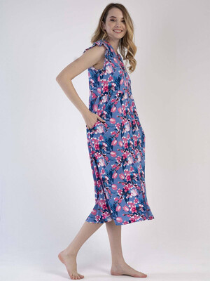 Купить Летний халат женский на пуговицах VIENETTA 3030030227 в Украина в Lingerie.ua - Одяг для дому та відпочинку, Фото 4