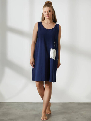 Купить Хлопковая домашняя туника большого размера HAYS 36209 в Украина в Lingerie.ua - Одяг для дому та відпочинку, Фото 1