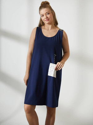 Купить Хлопковая домашняя туника большого размера HAYS 36209 в Украина в Lingerie.ua - Одяг для дому та відпочинку, Фото 3