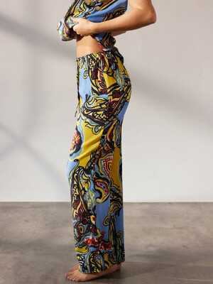 Купить Летние брюки из купро с этническим принтом HAYS 36301 в Украина в Lingerie.ua - Одяг для дому та відпочинку, Фото 2