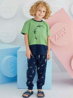 Купить Домашний комплект на мальчика из футболки и брюк ZEY ZEY 8663 в Украина