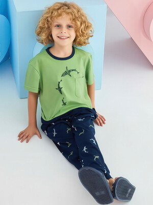 Купить Домашний комплект на мальчика из футболки и брюк ZEY ZEY 8663 в Украина в Lingerie.ua - Одяг для дому та відпочинку, Фото 3