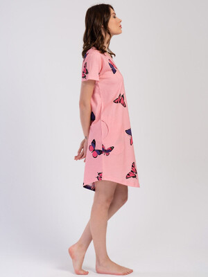 Купить Бавовняна туніка з коротким рукавом VIENETTA 3120602064 в Украина в Lingerie.ua - Одяг для дому та відпочинку, Фото 3