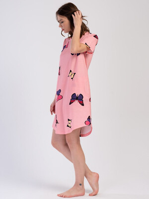 Купить Бавовняна туніка з коротким рукавом VIENETTA 3120602064 в Украина в Lingerie.ua - Одяг для дому та відпочинку, Фото 4