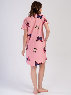 Купить Бавовняна туніка з коротким рукавом VIENETTA 3120602064 в Украина в Lingerie.ua - Одяг для дому та відпочинку, Фото 5