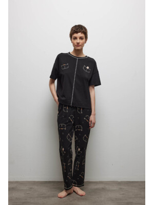 Купить Хлопковый домашний комплект с коротким рукавом HAYS 40128 в Украина