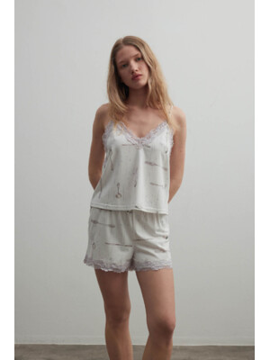 Купить Женская пижама из майки и шорт с кружевом HAYS 40321 в Украина в Lingerie.ua - Одяг для дому та відпочинку, Фото 8