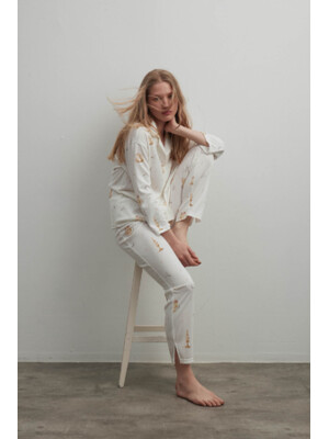 Купить Хлопковая классическая пижама с длинным рукавом HAYS 40407 в Украина в Lingerie.ua - Одяг для дому та відпочинку, Фото 8