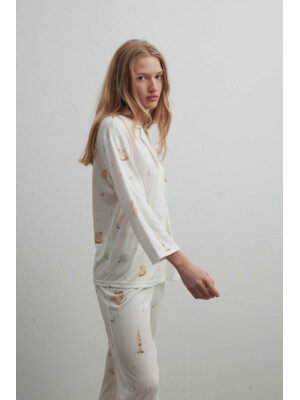 Купить Хлопковая классическая пижама с длинным рукавом HAYS 40407 в Украина в Lingerie.ua - Одяг для дому та відпочинку, Фото 6