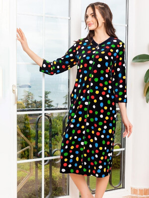 Купить Велюровый халат на молнии COCOON O22-1309 в Украина в Lingerie.ua - Одяг для дому та відпочинку, Фото 2